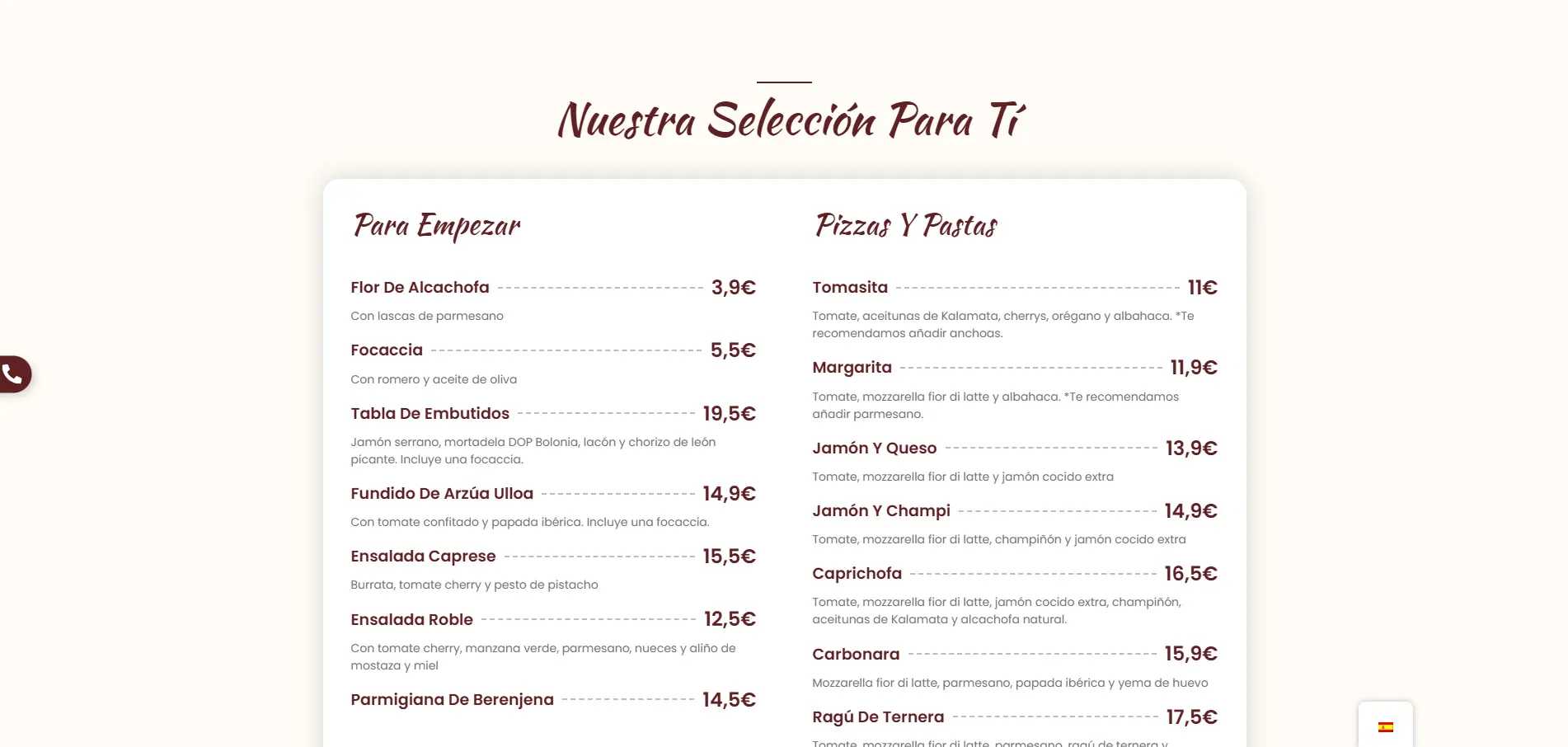 Dentorno Pizzeria